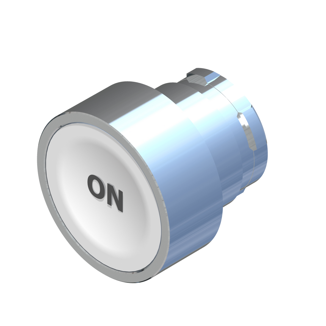 D5005 ECX 1105 - BOTON PULSADOR BLANCO 30mm