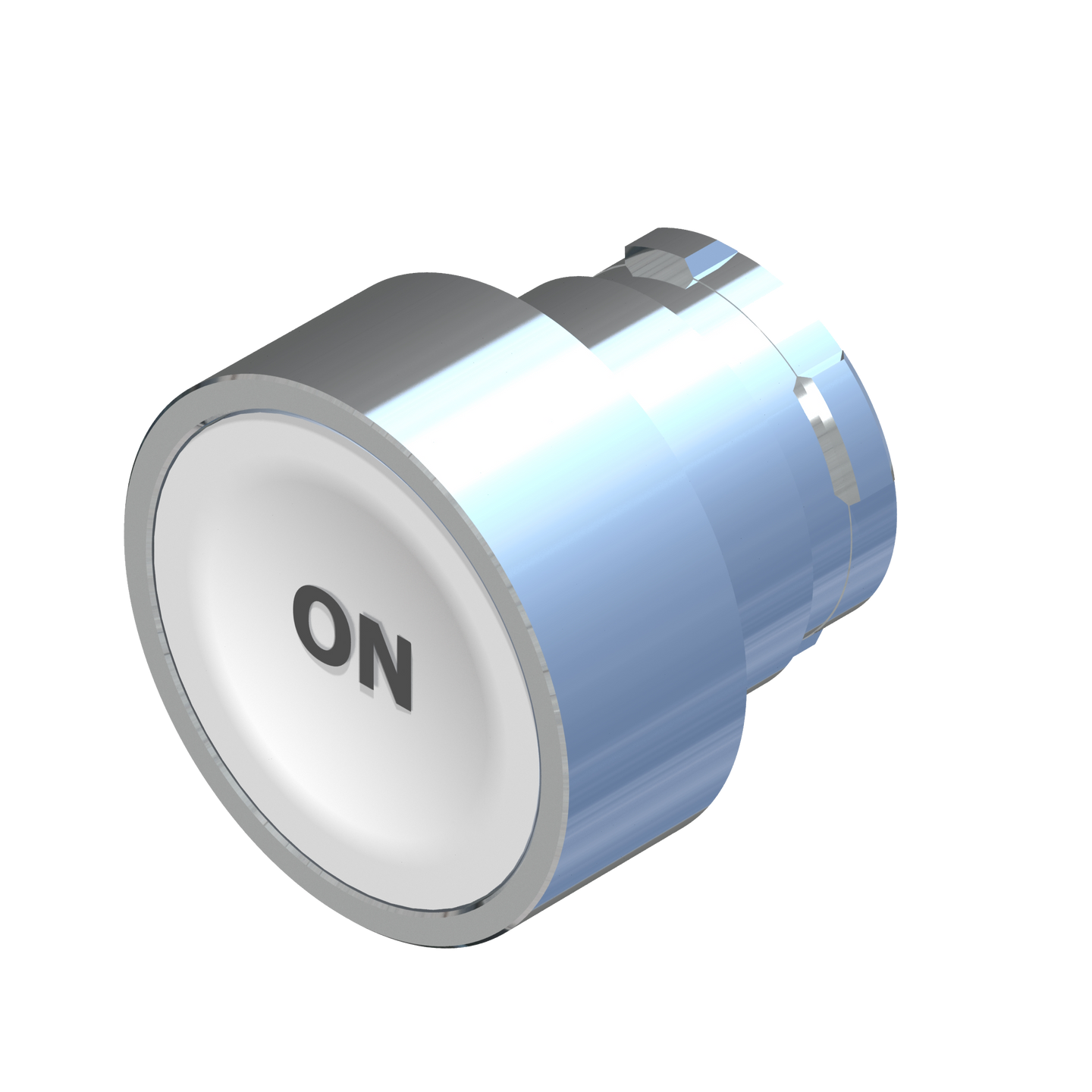 D5005 ECX 1105 - BOTON PULSADOR BLANCO 30mm