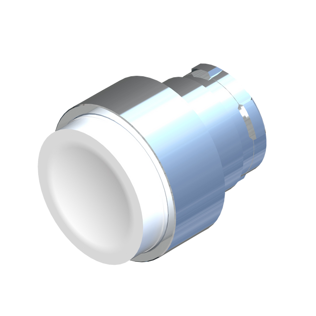 D5346 ECX 1115 - BOTON PULSADOR BLANCO NO RASANTE