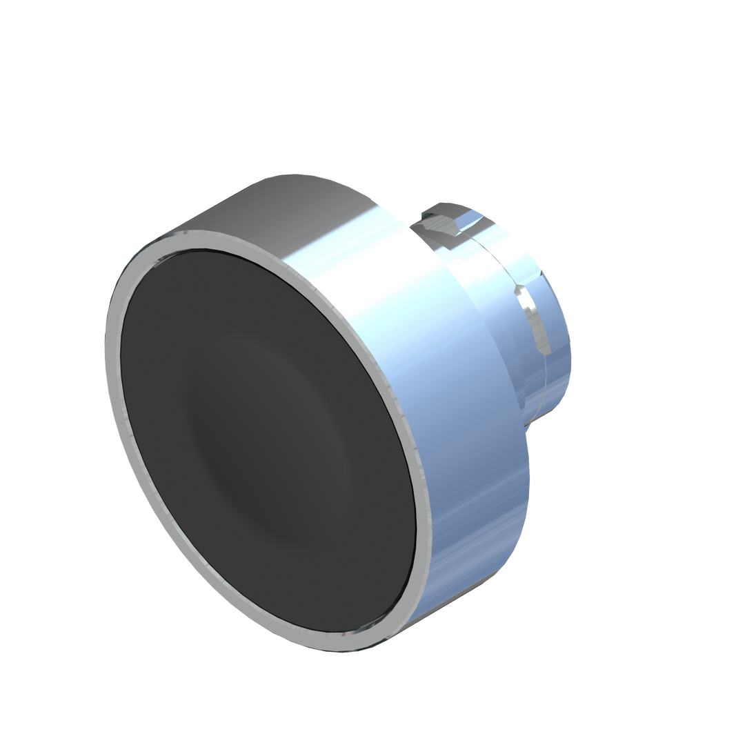 D5006 ECX 1120 - BOTON PULSADOR NEGRO 40mm