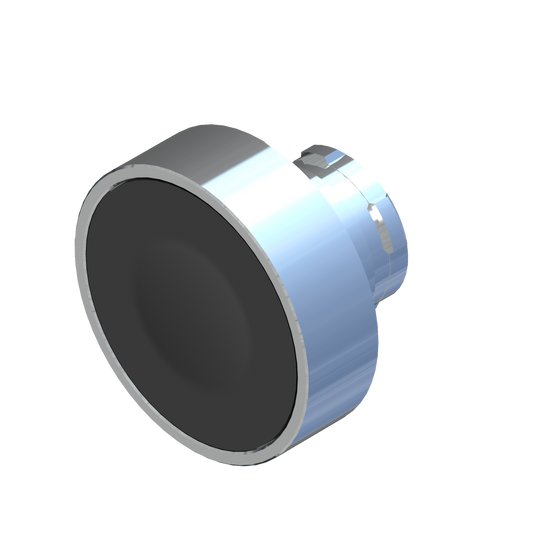 D5006 ECX 1120 - BOTON PULSADOR NEGRO 40mm