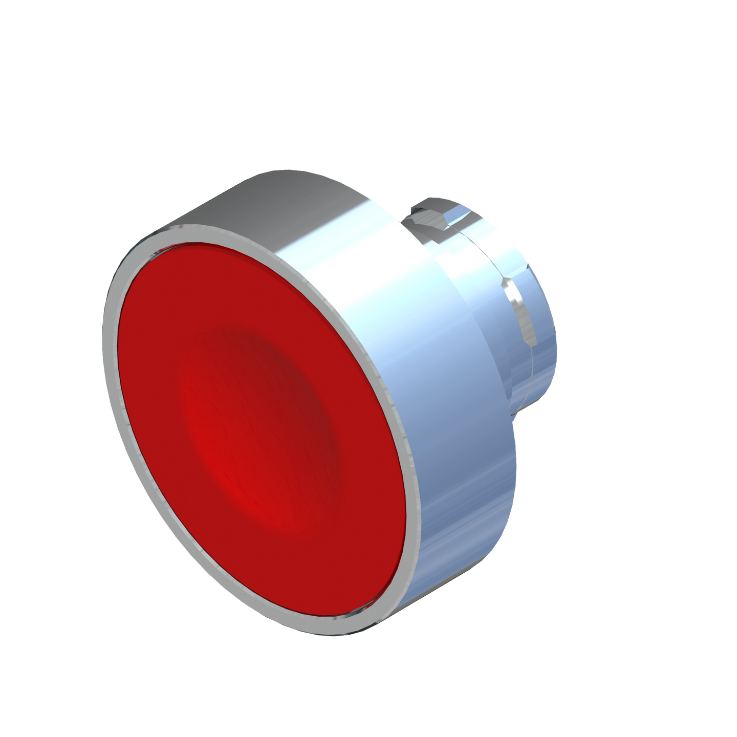 D5007 ECX 1121 - BOTON PULSADOR ROJO 40mm