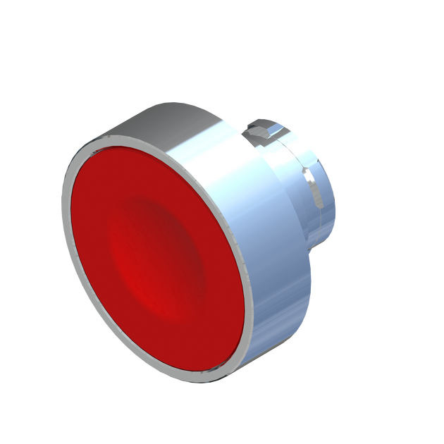 D5007 ECX 1121 - BOTON PULSADOR ROJO 40mm