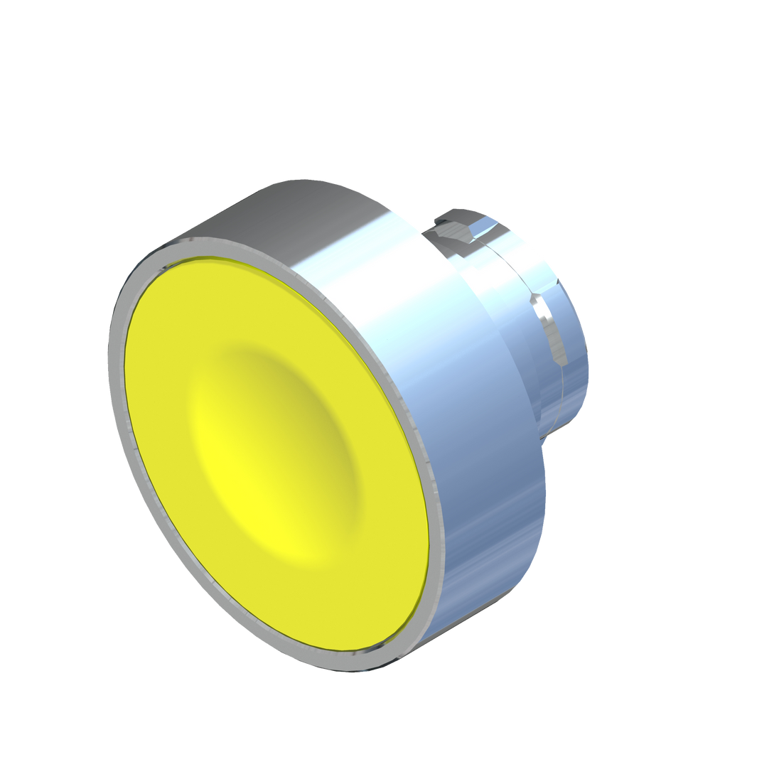 D5009 ECX 1123 - BOTON PULSADOR AMARILLO 40mm