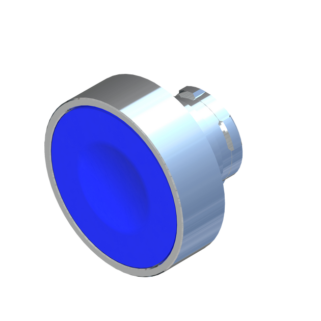 D5010 ECX 1124 - BOTON PULSADOR AZUL 40mm