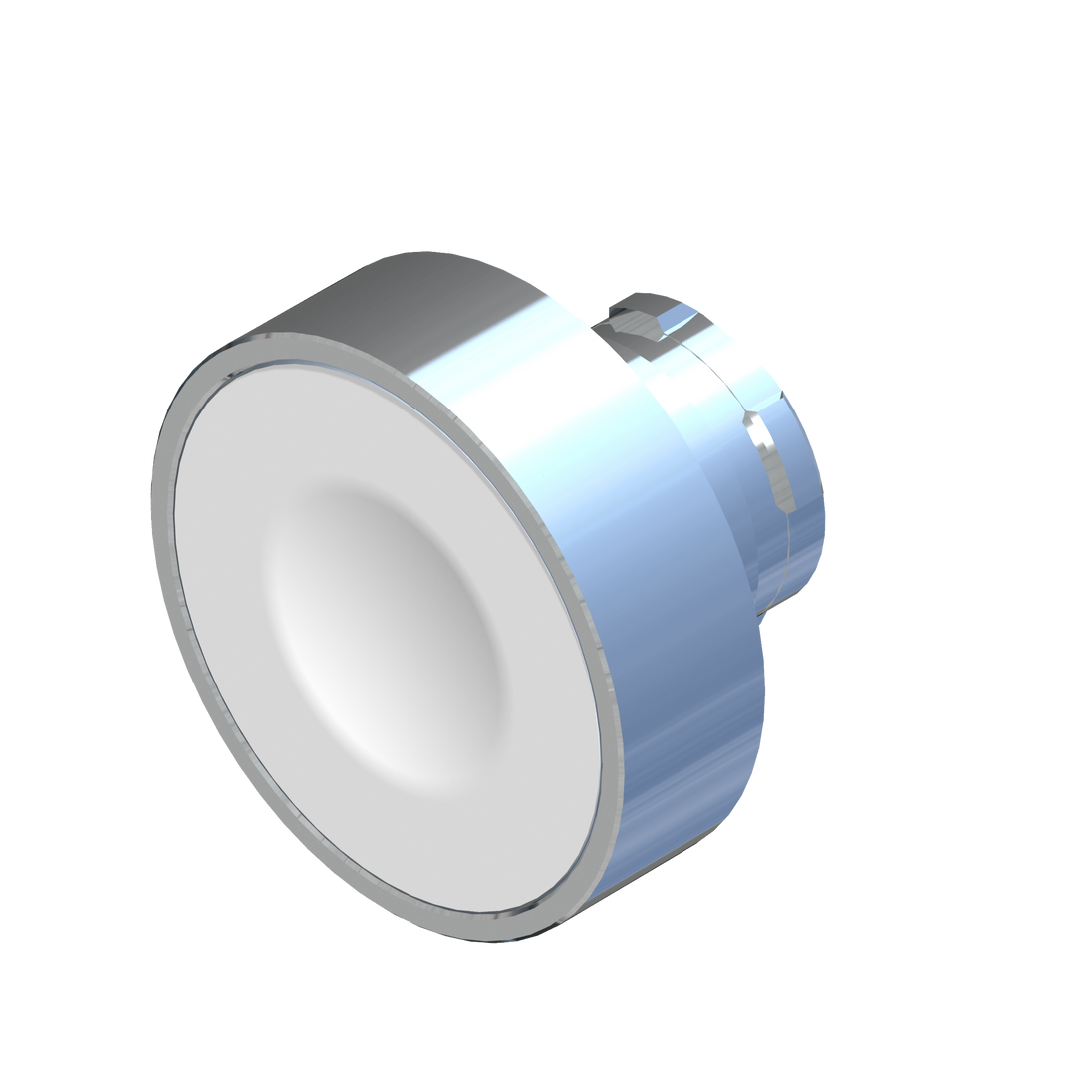 D5011 ECX 1125 - BOTON PULSADOR BLANCO 40mm