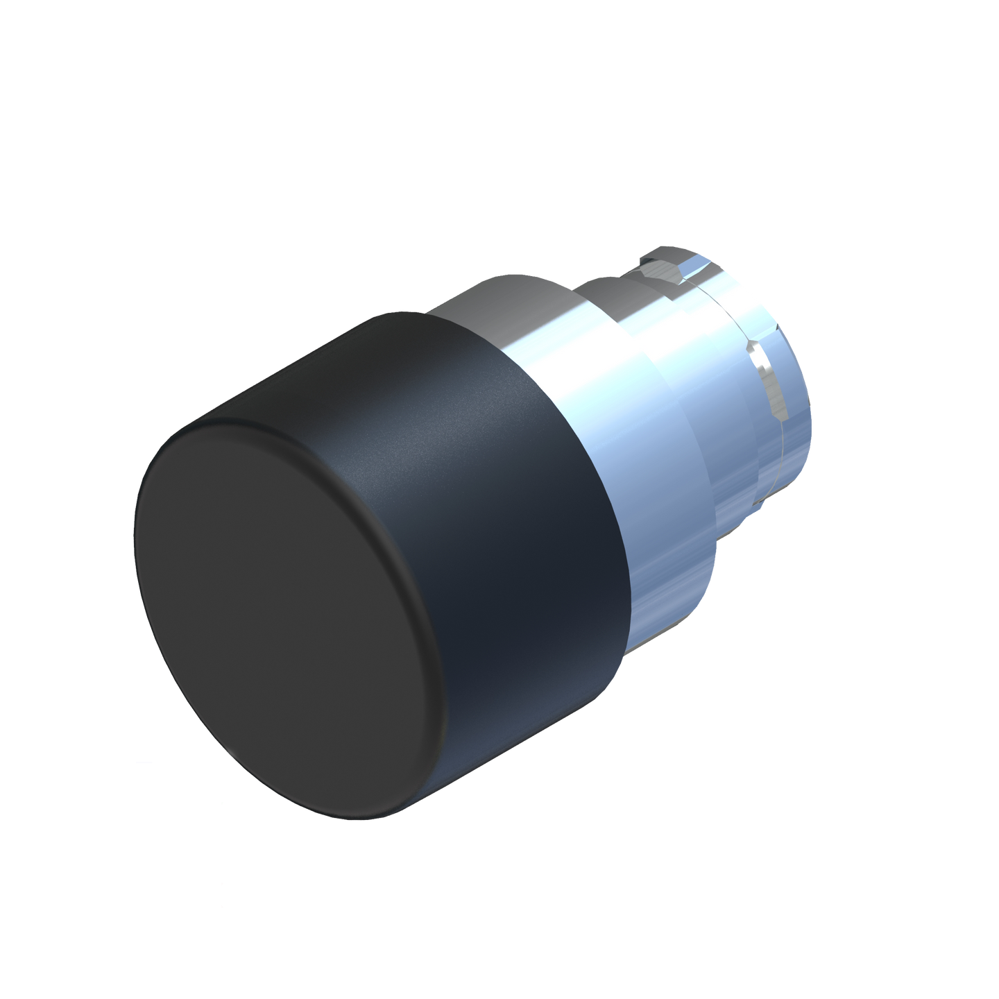 D5025 ECX 1164 - BOTON HONGO MOMENTANEO NEGRO ø33mm