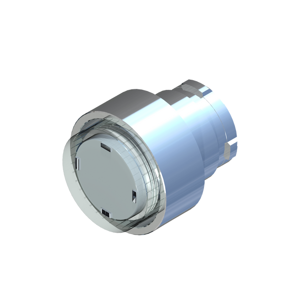 D5375 ECX 1186 - BOTON CON TRABA NO RASANTE ILUMINADO BLANCO