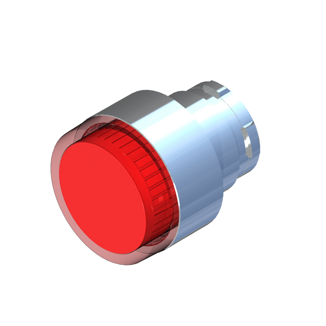 D5213 ECX 1191 - BOTON PULSADOR CON TRABA ILUMINADO ROJO