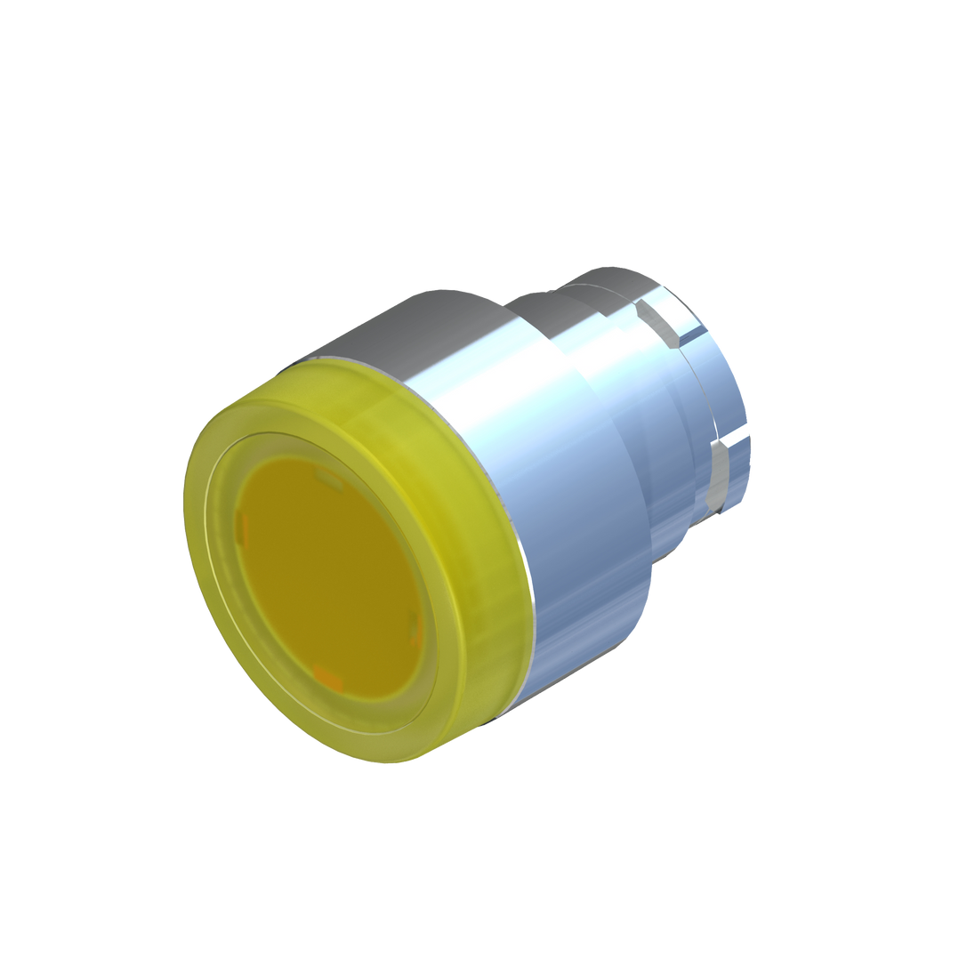 D5215 ECX 1193 - BOTON PULSADOR CON TRABA ILUMINADO AMARILLO