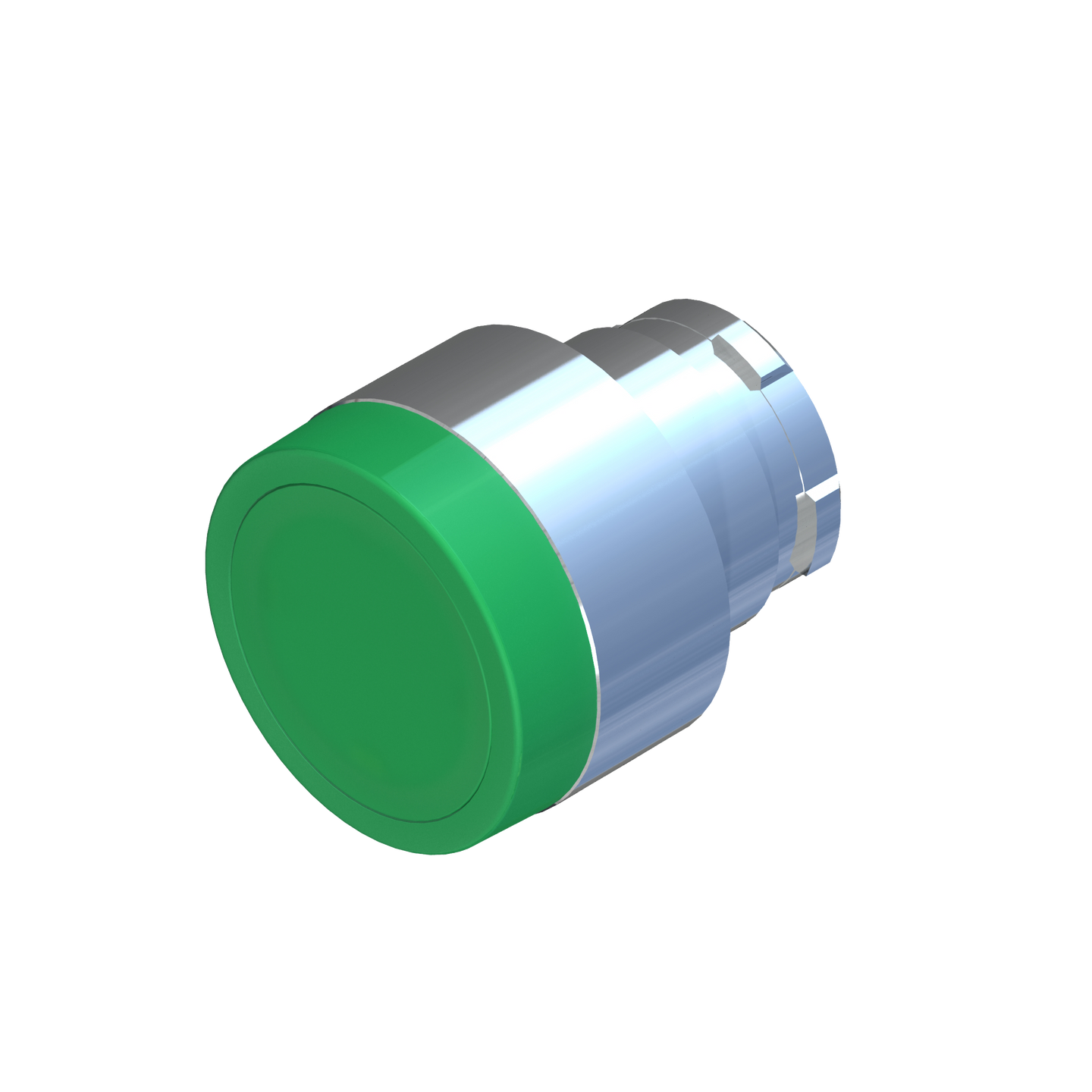 D5045 ECX 1202 - BOTON PULSADOR ILUMINADO VERDE