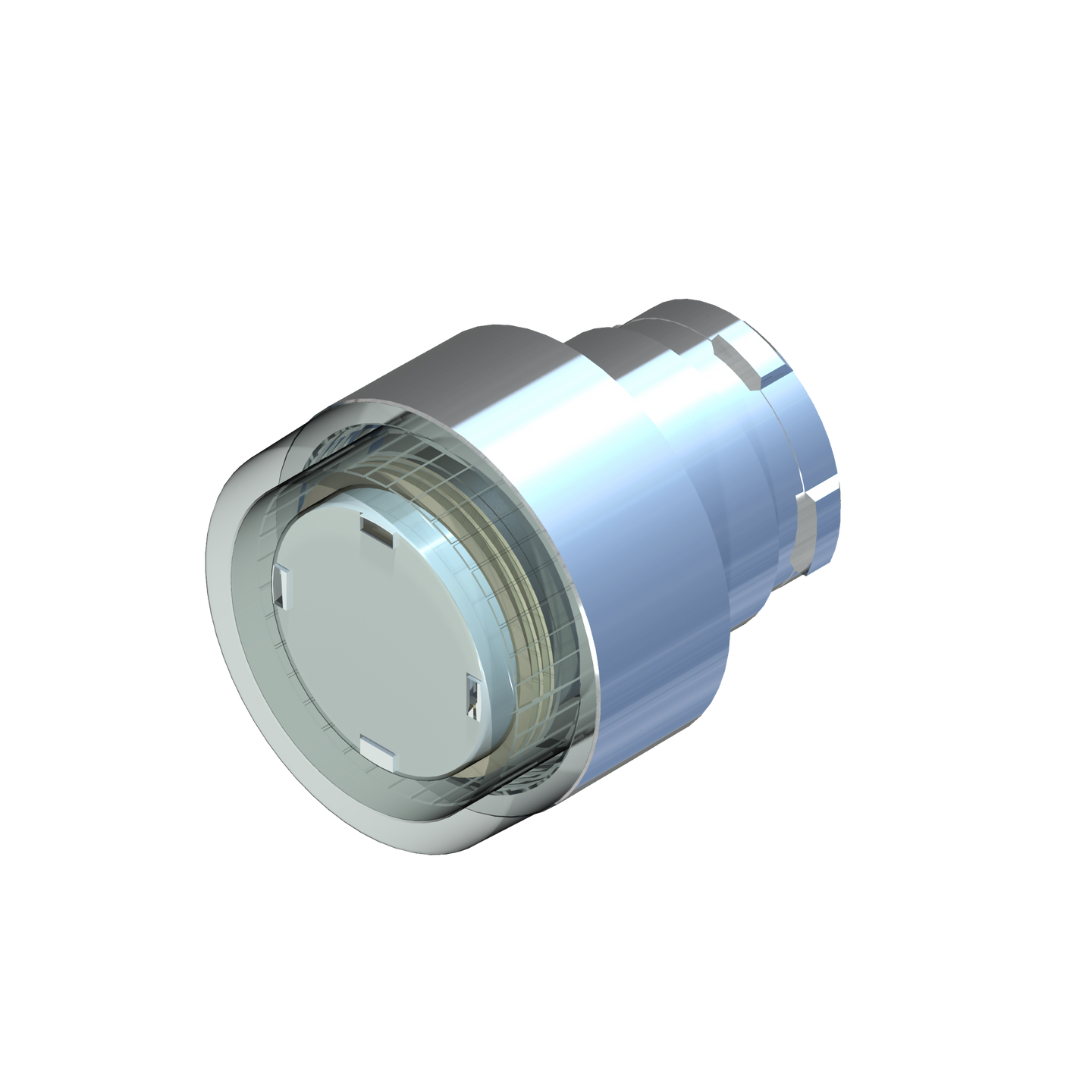 D5212 ECX 1206 - BOTON PULSADOR ILUMINADO BLANCO