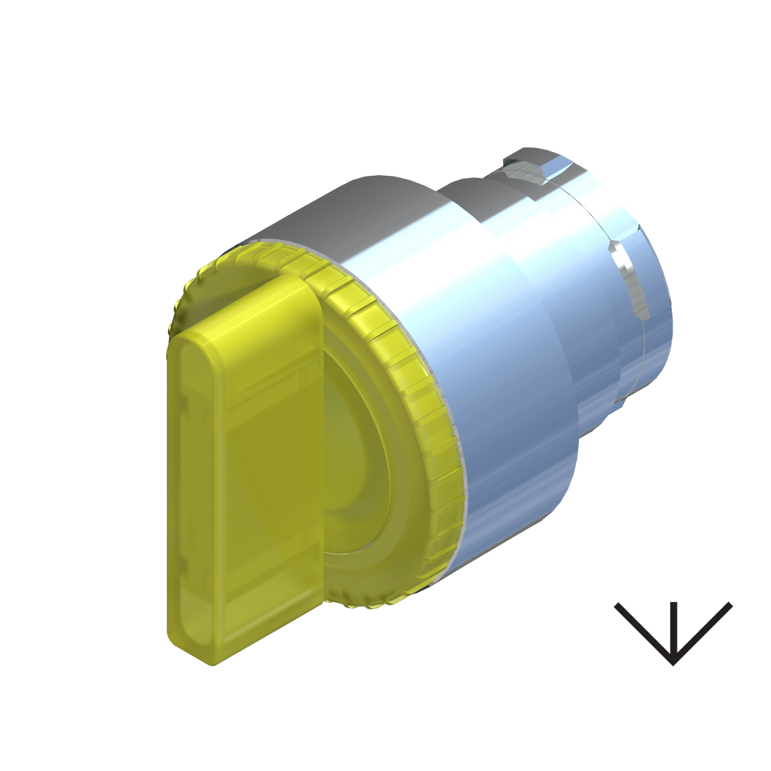 D5070 ECX 1263 - SELECTOR 3 POSICIONES ESTABLE AMARILLO