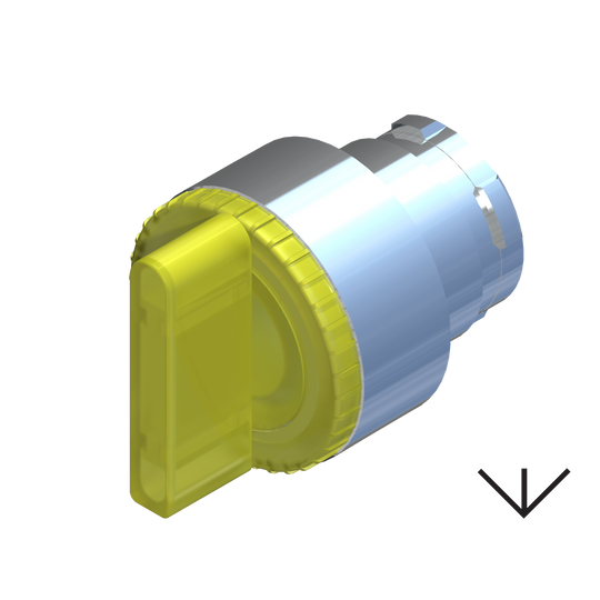 D5070 ECX 1263 - SELECTOR 3 POSICIONES ESTABLE AMARILLO