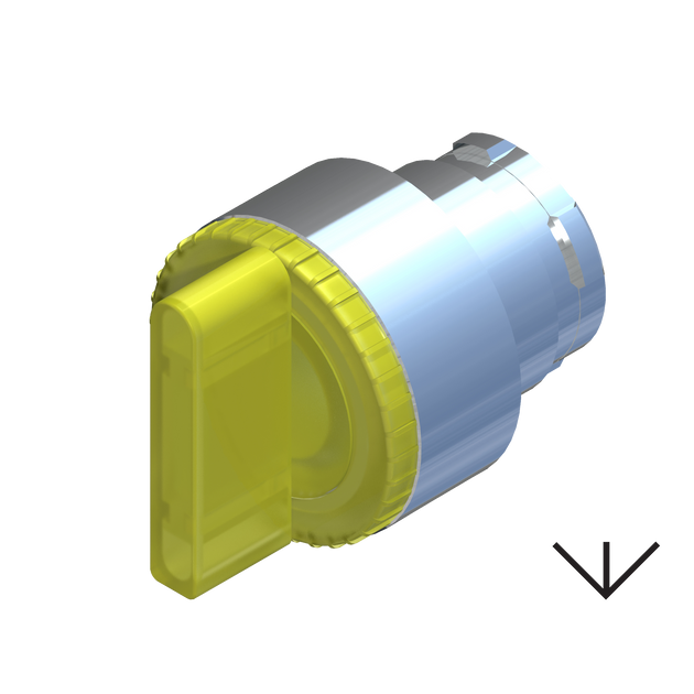 D5070 ECX 1263 - SELECTOR 3 POSICIONES ESTABLE AMARILLO