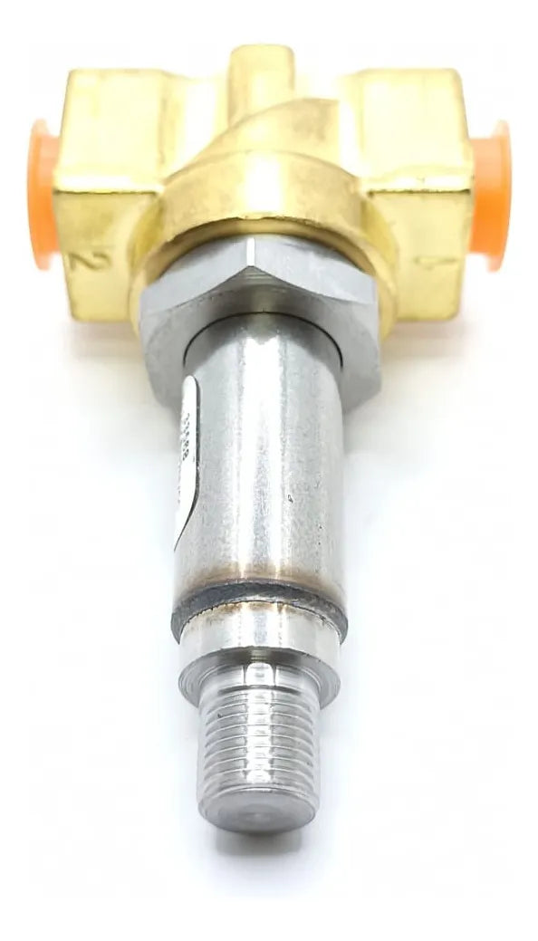 7121KBN2NV00 Válvula solenoide de 2 vías normalmente cerrada, acción directa, cuerpo de latón, conexión de 1/4"