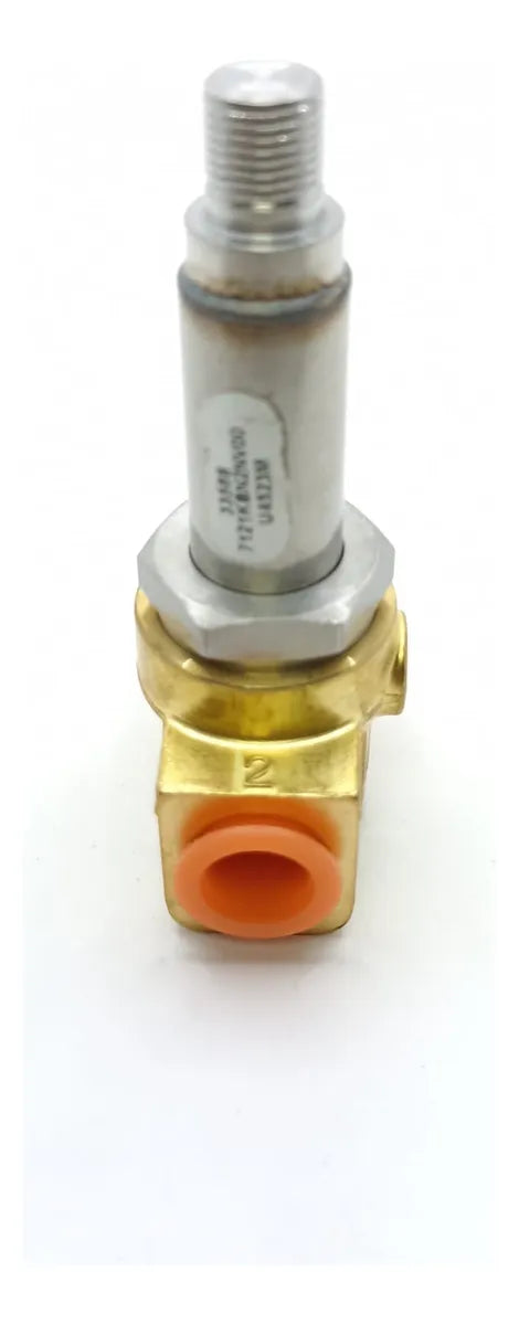 7121KBN2NV00 Válvula solenoide de 2 vías normalmente cerrada, acción directa, cuerpo de latón, conexión de 1/4"