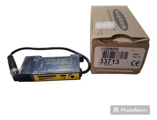 D12SP6FPQ Serie D12: Sensor fibra óptica de plástico 33713