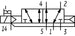 Electroválvula Serie D Tipo B 5/2 Bies D2EVC-BR de CAMOZZI gráfico