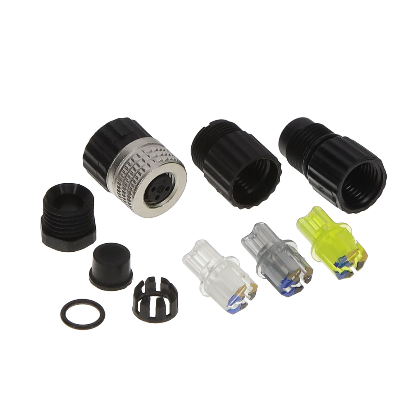 FIC-M8F3 Conector hembra M8 cableable en campo 58903