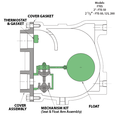 Trampa de Vapor FTE-050-18-N - WATSON MC DANIELS