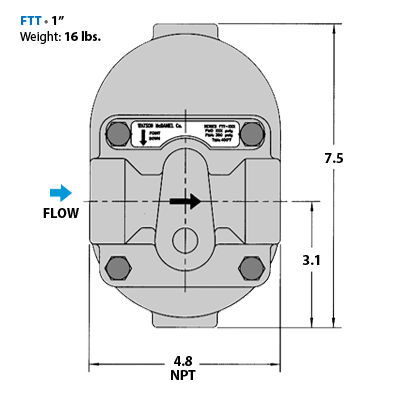 Trampa de Vapor FTTS-145-14-N - WATSON MC DANIELS