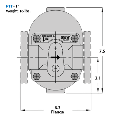 Trampa de Vapor FTT-145-14-F150 - WATSON MC DANIELS