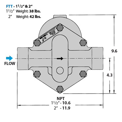 Trampa de Vapor FTT-145-16-N - WATSON MC DANIELS