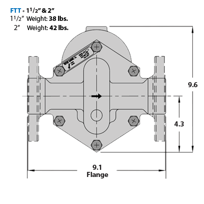 Trampa de Vapor FTT-250-16-F150 - WATSON MC DANIELS