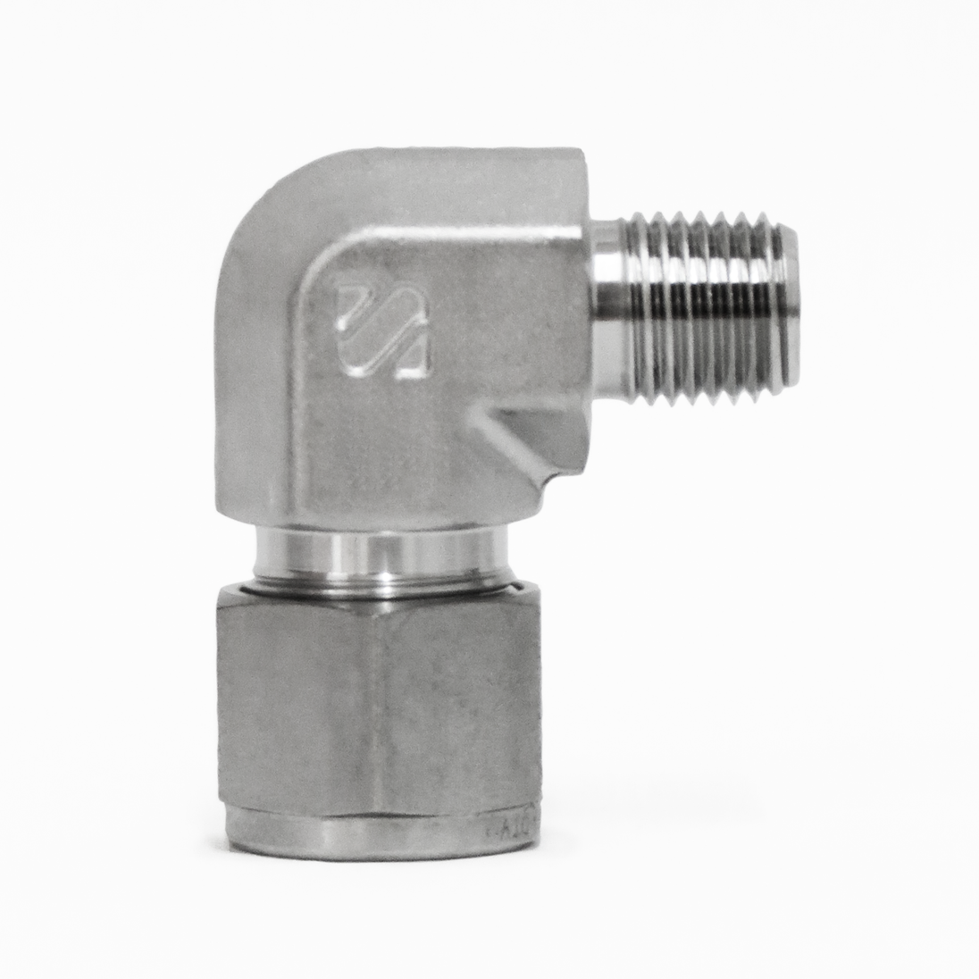 SLM-2-4N-S6 Racor Codo Macho 1/2" OD X 1/4" NPT