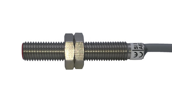 Sensor Inductivo AECO SI8C1 PNP NC, Corriente Directa, IP65