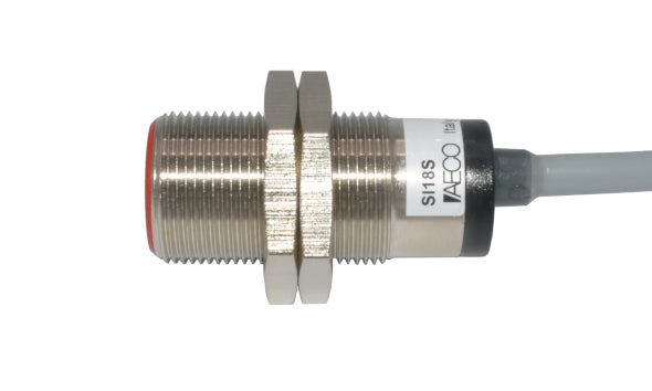 Sensor Inductivo AECO SI18SMC5 PNP NO S, 10-30 V, IP65