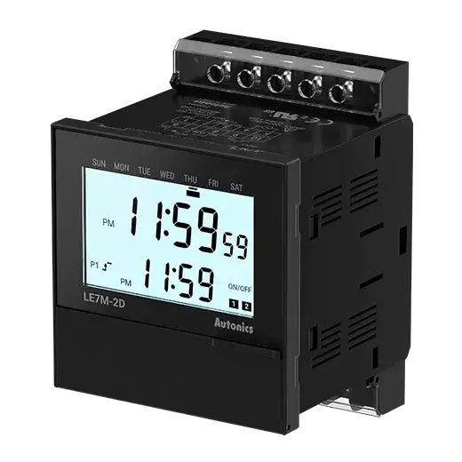 LE7M-2D - Temporizador digital Semanal / Anual
