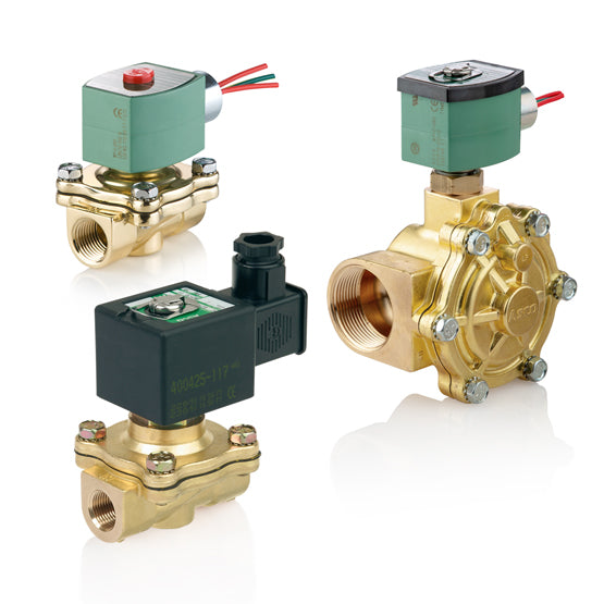 Válvula Solenoide ASCO 8210G95, 3/4" NPTF, Brass, 5 Cv