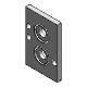 Distance plate Mod. NA54-PC - Series NA NA54-PC