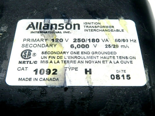 1092 type h transformador de encendido ferromagnético 1092-h JINSA