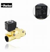 7321GBN99V00 Parker Skinner - Válvula solenoide de latón de 2 vías, normalmente cerrada, 2" NPT, con piloto interno, conducto de 110/50-120/60 V CA.
