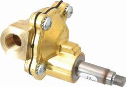 73218BN3TN00 Parker Skinner - Válvula a presión de latón (cuerpo de válvula) de 2 vías, normalmente cerrado, 3/8" NPT, con piloto interno y accionamiento por piloto.