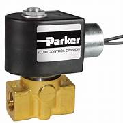 7321GBN64N00 Válvula  a presión de latón Parker Skinner de 2 vías, normalmente cerrado, 1" NPT, con piloto interno y operado por piloto..