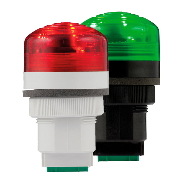 78337 P40 A LED - 91181 ZUMBADOR CON LUZ AZUL 12/24VCA/CD