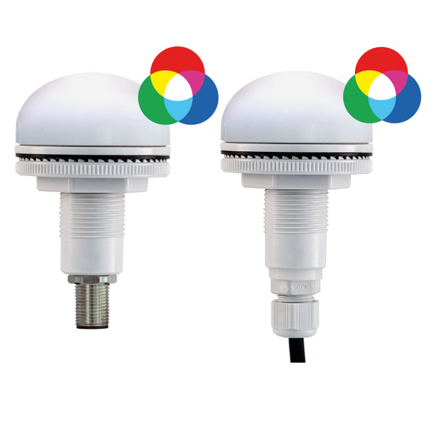 78338 P50 RGB - 91380 PILOTO INDICADOR 6 COLORES EN 1 SOLO MODULO 12/24VAC/DC