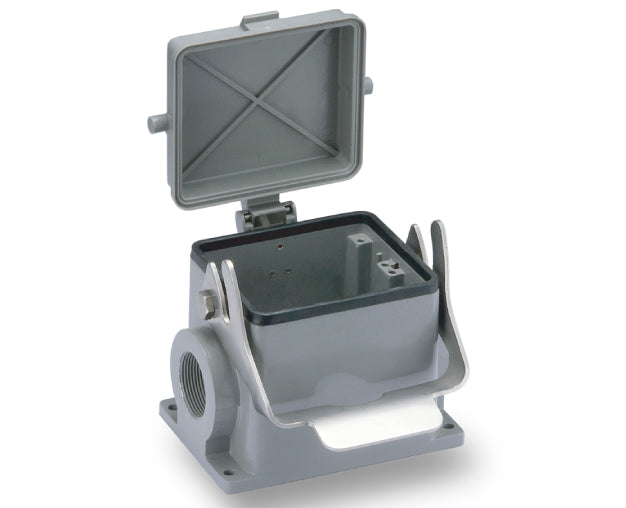 83127 H32B-SF-1L/S-CV-2M32 - BASE CON 2 SALIDAS LATERALES