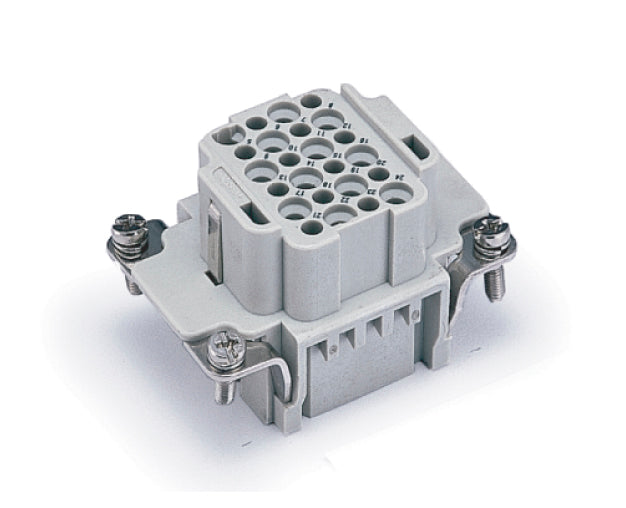 83310 HDD-024-FC - CONECTOR HEMBRA 250V 10A 24POLOS + TIERRA SIN PIN