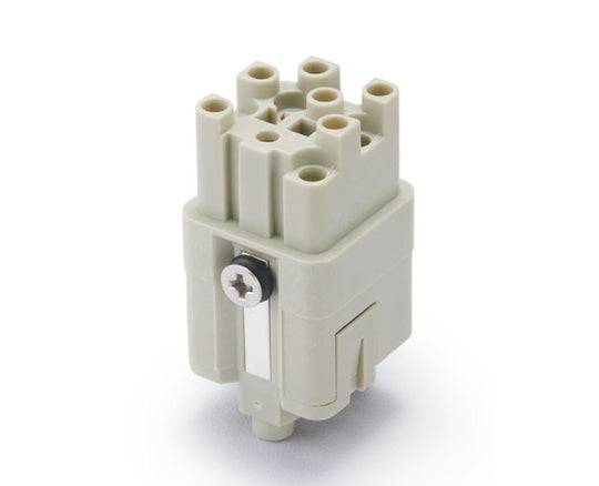 83283 HQ-012/0-FC - CONECTOR HEMBRA 400V 10A 12POLOS+TIERRA SIN PIN