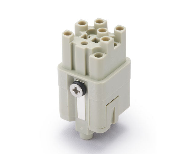 83283 HQ-012/0-FC - CONECTOR HEMBRA 400V 10A 12POLOS+TIERRA SIN PIN