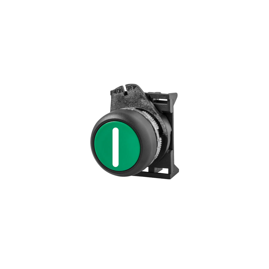 28695 PPRN2BL/I - BOTON PULSADOR VERDE CON SIMBOLO"I"