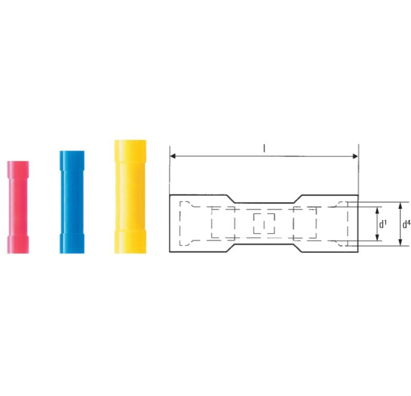 MANG.EMPALME LIB 1,5B25 VF ROJO