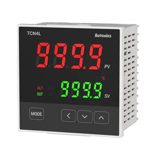 TCN4L-24R - Controladores de temperatura PID con doble display económico
