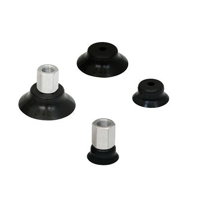 Series VTCF flat suction pads (round) - Series VTCF VTCF-0600S-1/4F