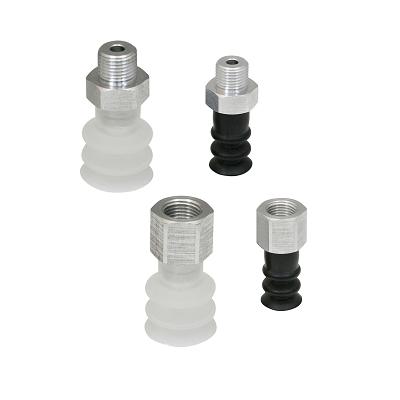 Series VTCL bellows suction pads - Series VTCL (1.5 folds) VTCL-200S-1/8F